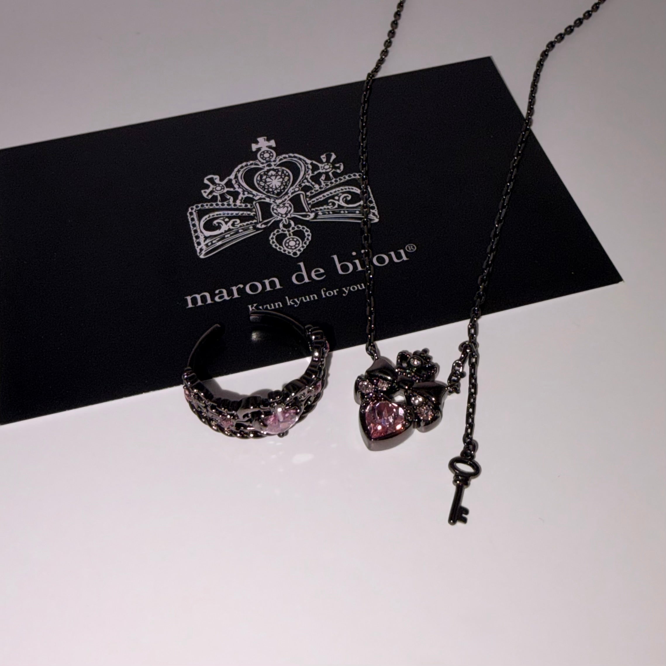 Princess Key Necklace / Black × Pink〈Limited Edition〉
