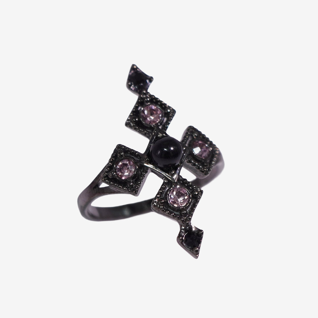 Armor Cross Ring / Black