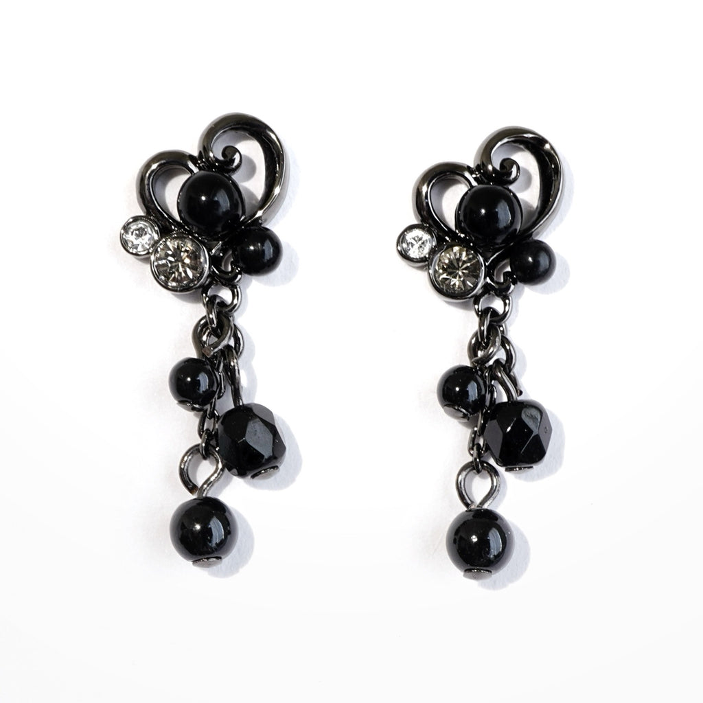 Bubble Mermaid Princess Earrings  / Black Pearl〈Limited Edition〉