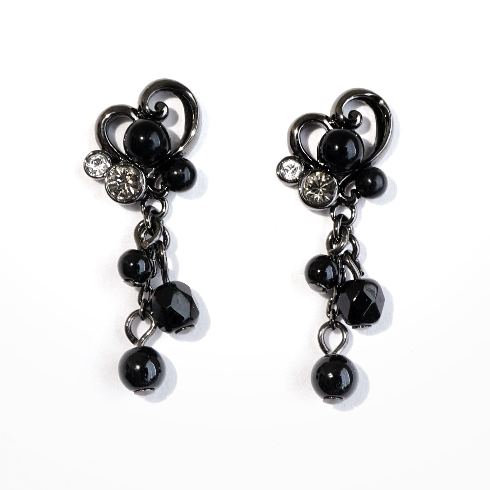 Bubble Mermaid Princess Earrings  / Black Pearl〈Limited Edition〉