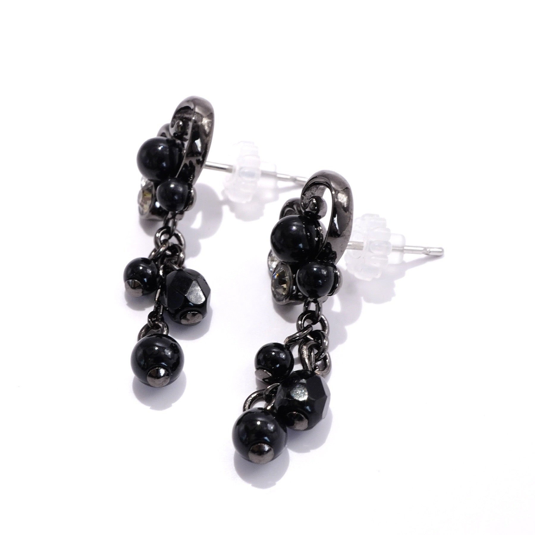Bubble Mermaid Princess Earrings  / Black Pearl〈Limited Edition〉