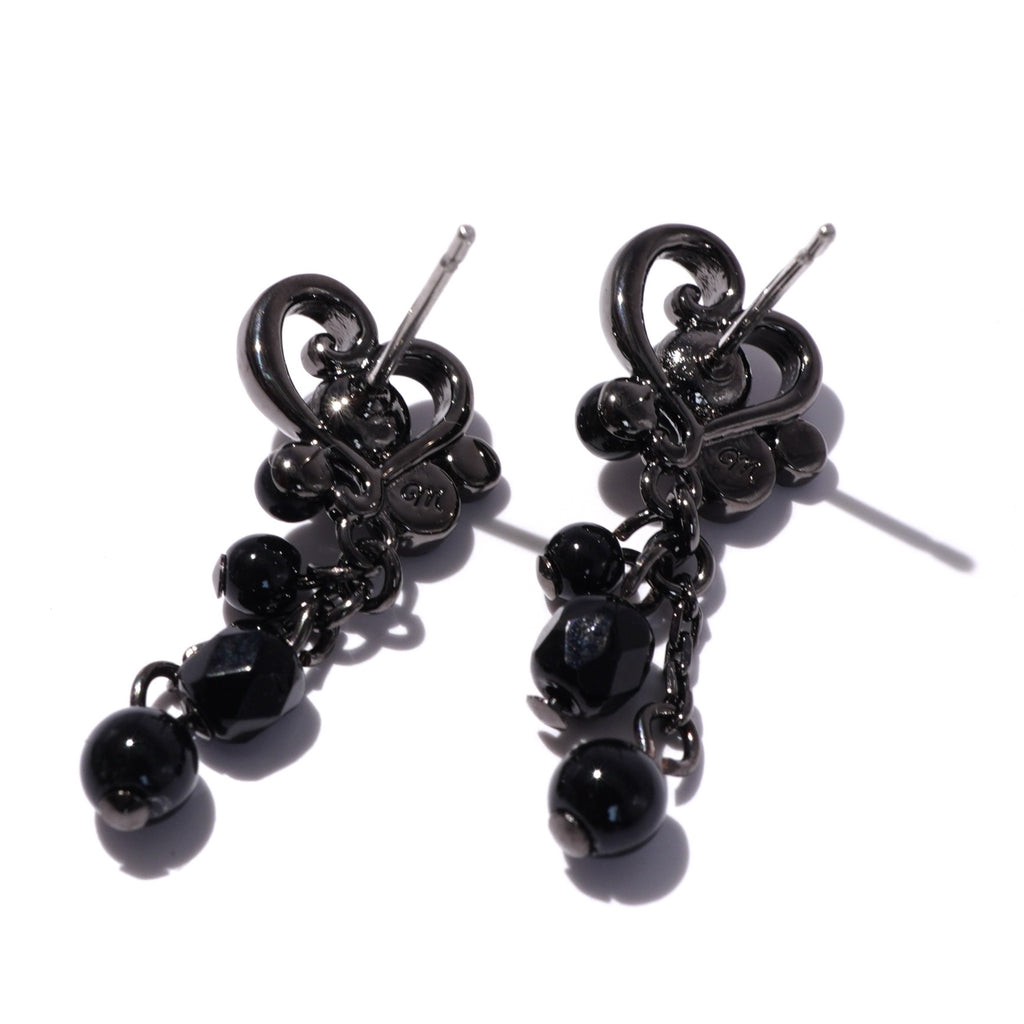 Bubble Mermaid Princess Earrings  / Black Pearl〈Limited Edition〉