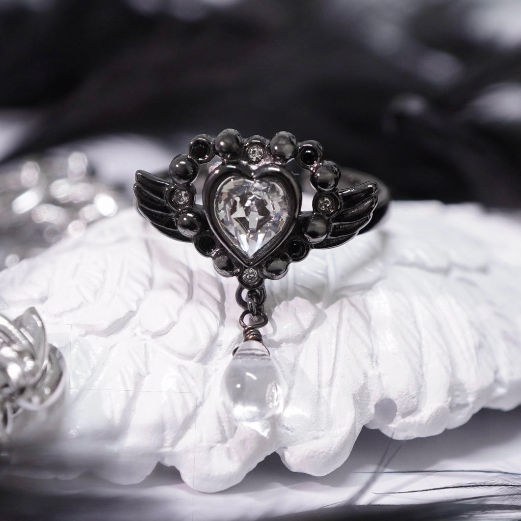 Angel Heart Tear Ring / Fallen Angel Color 《Limited Edition》