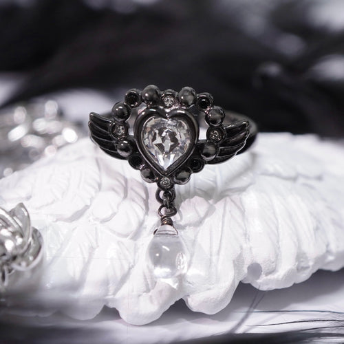 Angel Heart Tear Ring / Fallen Angel Color 《Limited Edition》