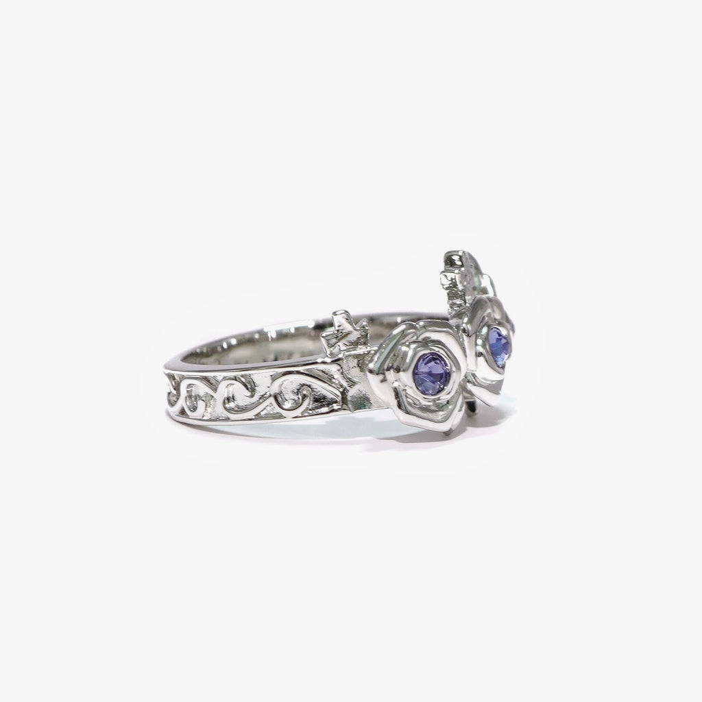 Gothic Rose Ring / Silver