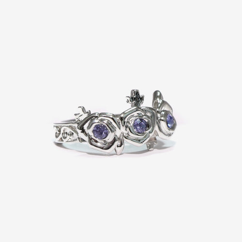 Gothic Rose Ring / Silver
