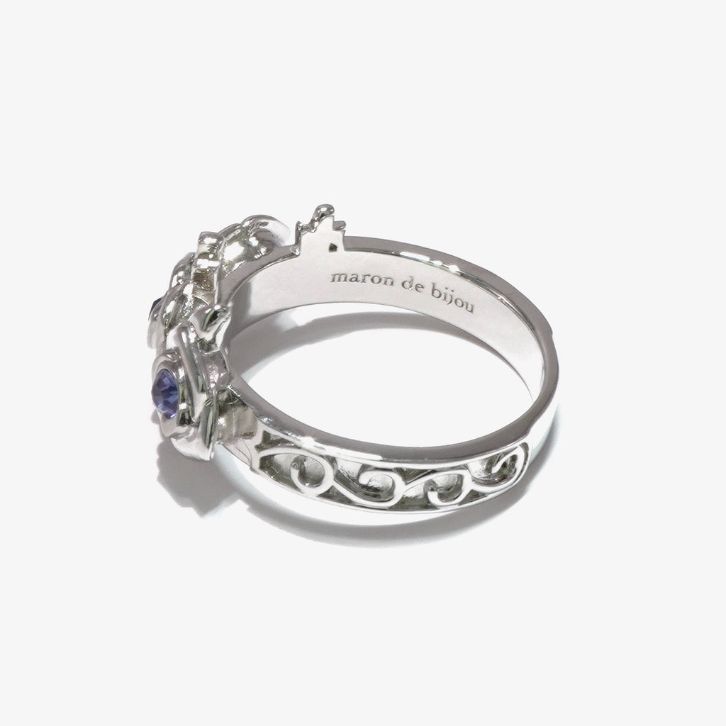 Gothic Rose Ring / Silver
