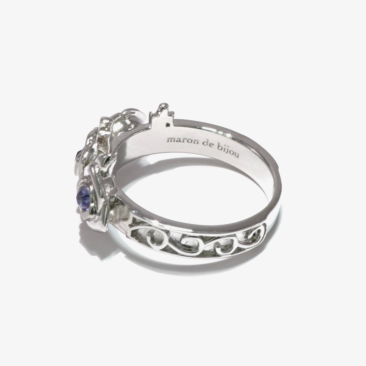 Gothic Rose Ring / Silver