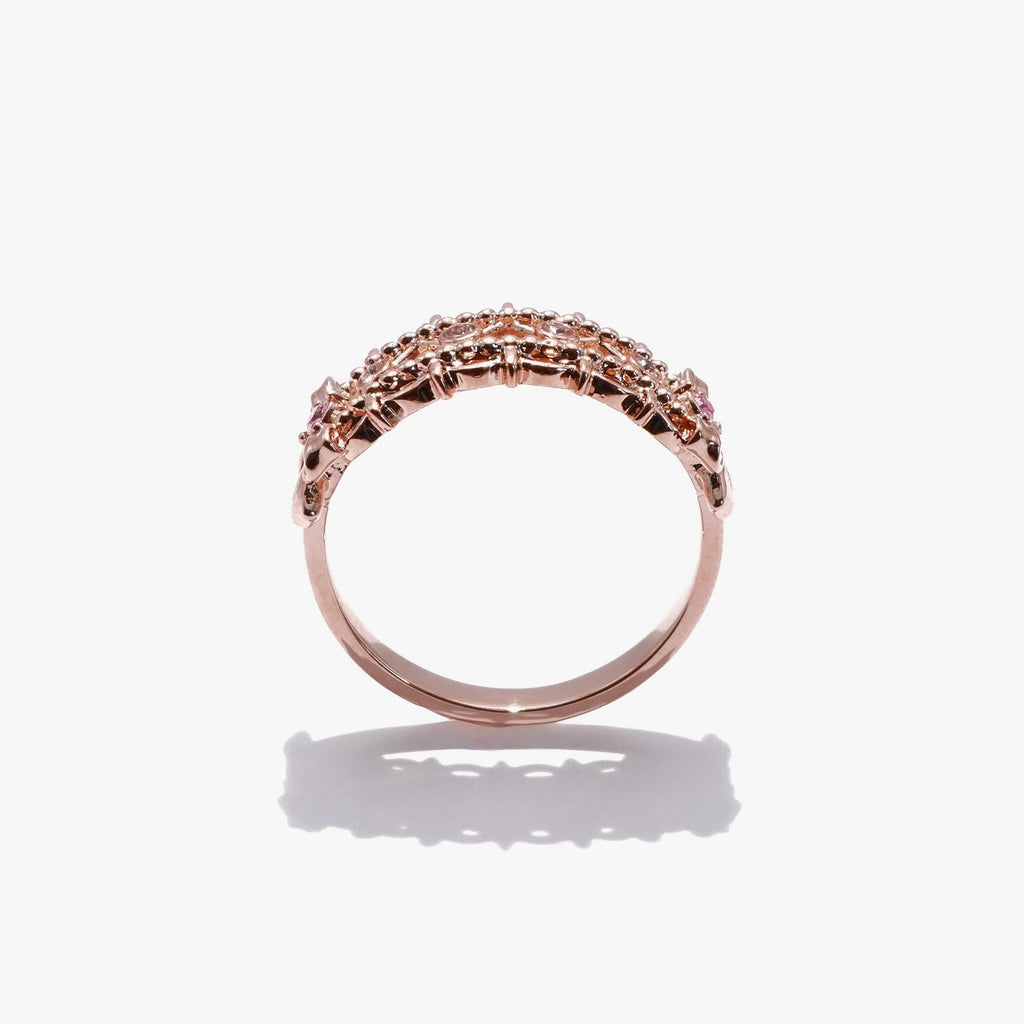 Headdress Ring / Rose Gold