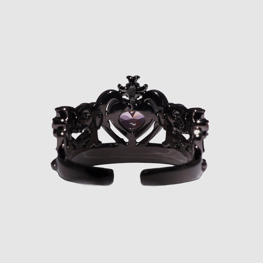 Heart Gothic Tiara  Ring / Black × Pink〈Limited Edition〉