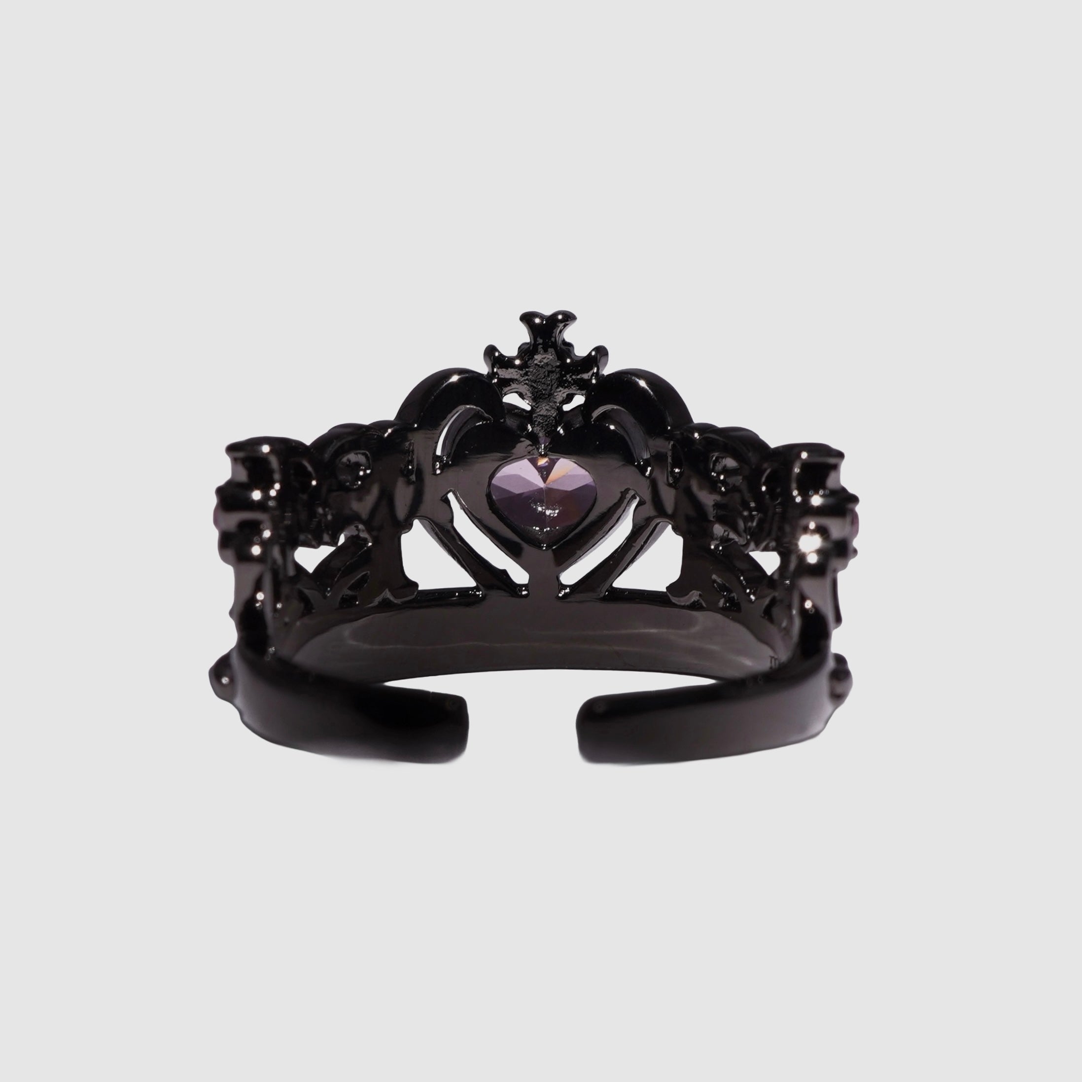 Heart Gothic Tiara  Ring / Black × Pink〈Limited Edition〉