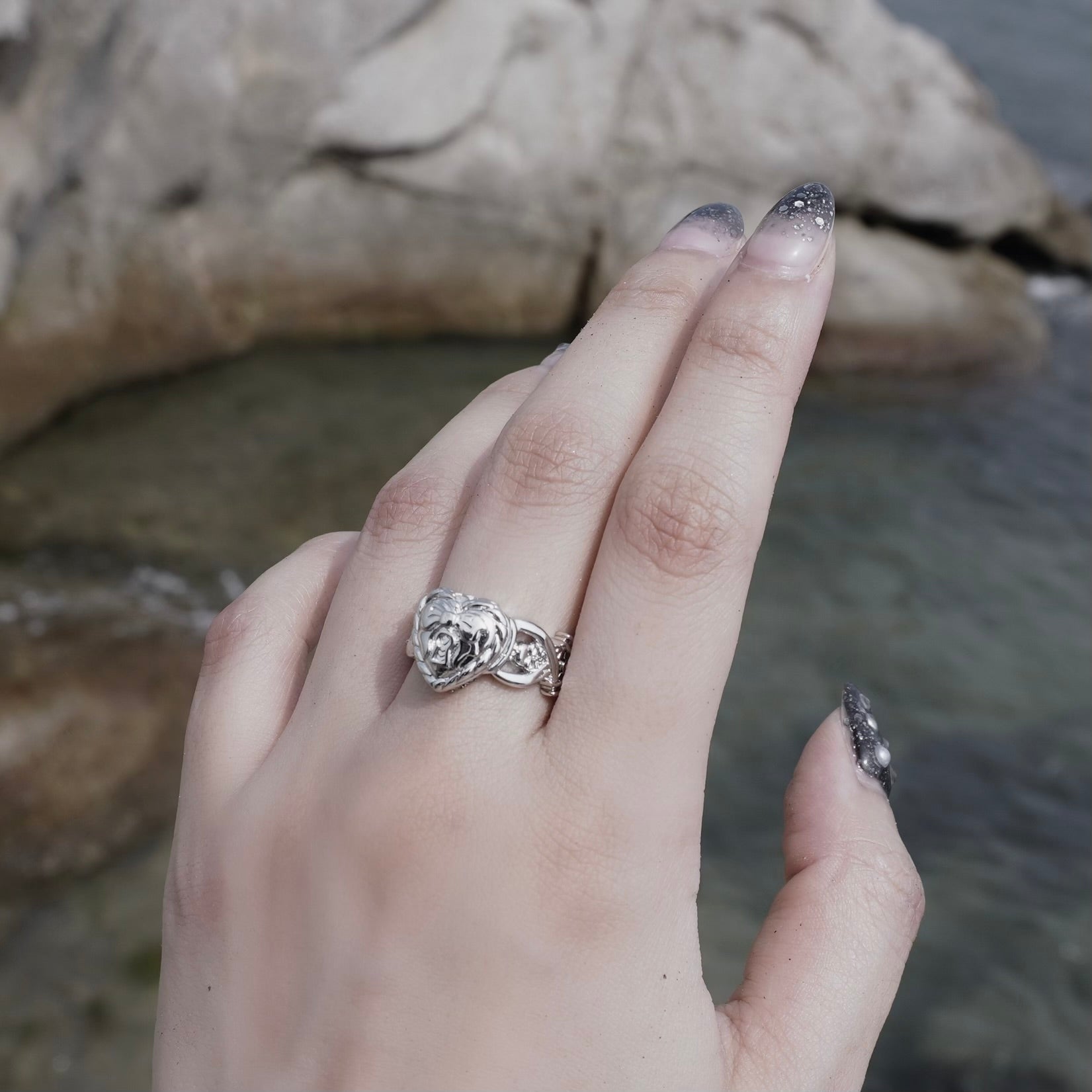 Heart Pirates Ring / Silver