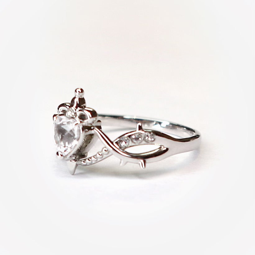 Heart Rebel Ring / Silver