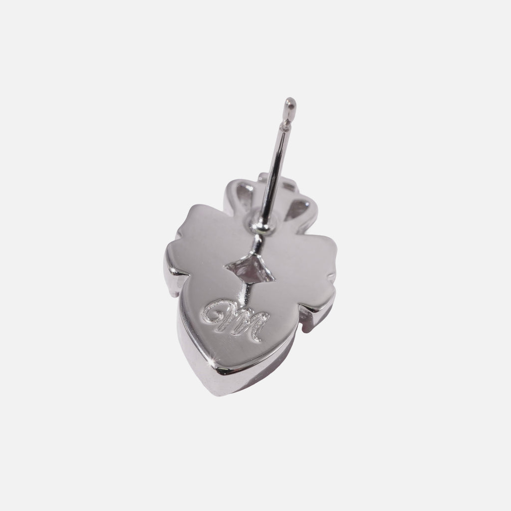 Princess Key Earring / Silver × Pink