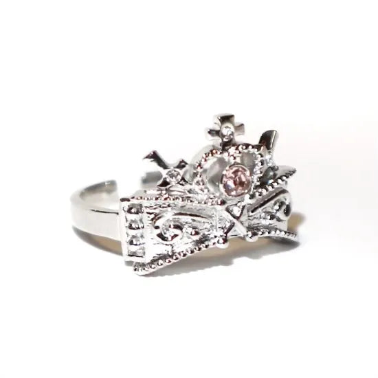 Ribbon Chapel Ring / Silver