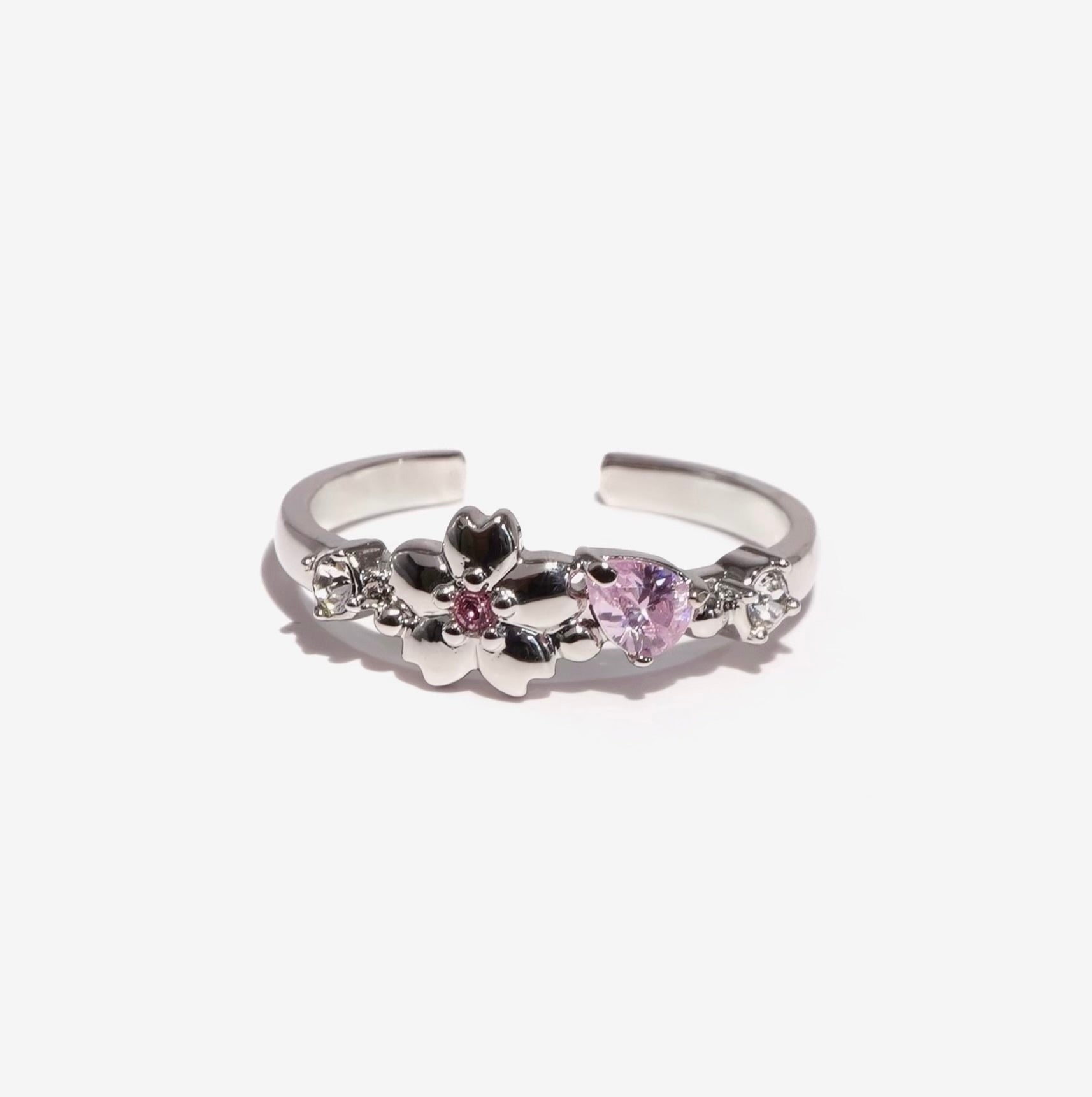 Sakura Bloom Ring / Silver