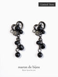 Bubble Mermaid Princess Earrings  / Black Pearl〈Limited Edition〉