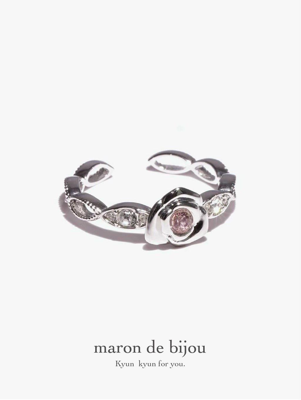Rose Ring / Silver × Vintage Rose