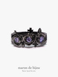 Gothic Rose Ring / Black