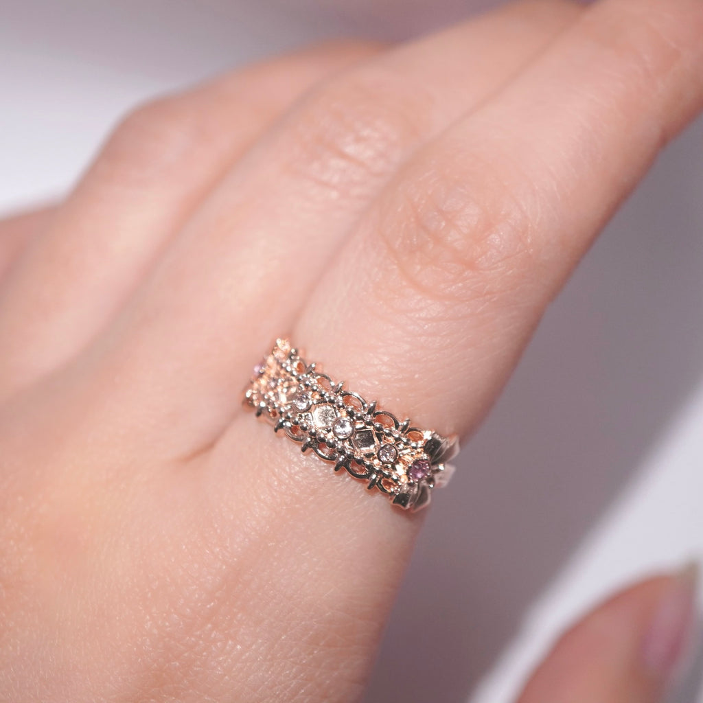 Headdress Ring / Rose Gold