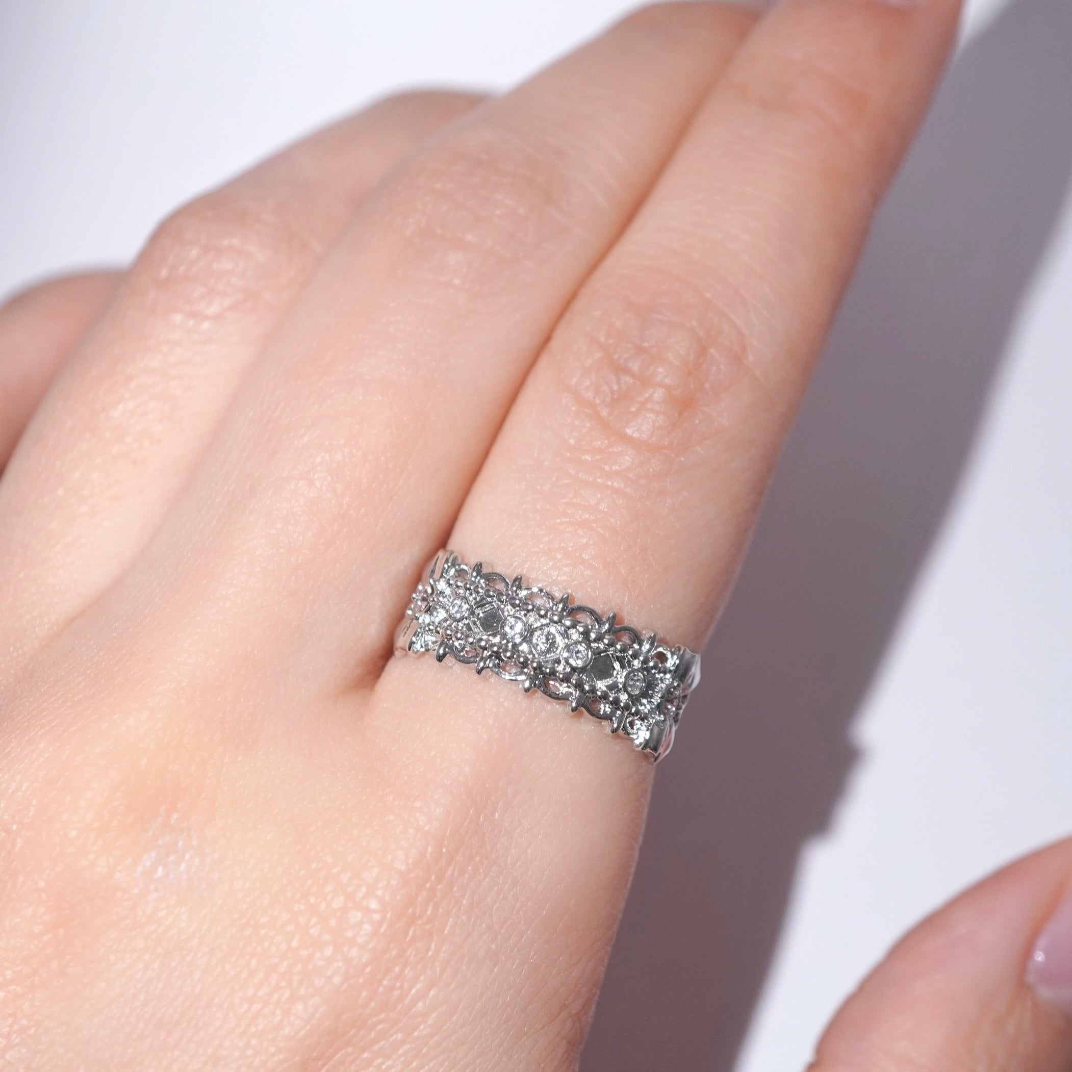 Headdress Ring / Silver