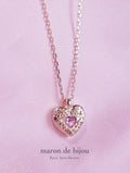 Heart Coffret Necklace / Rose Gold