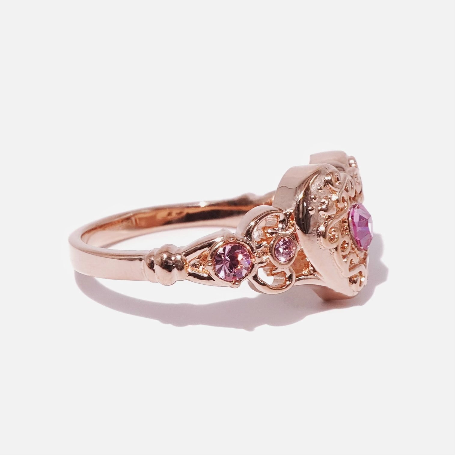 Heart Coffret Ring / Rose Gold