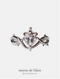 Heart Rebel Ring / Silver