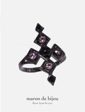 Armor Cross Ring / Black