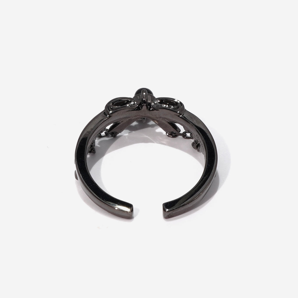 Lolita Blouse Ring / Black × Blue