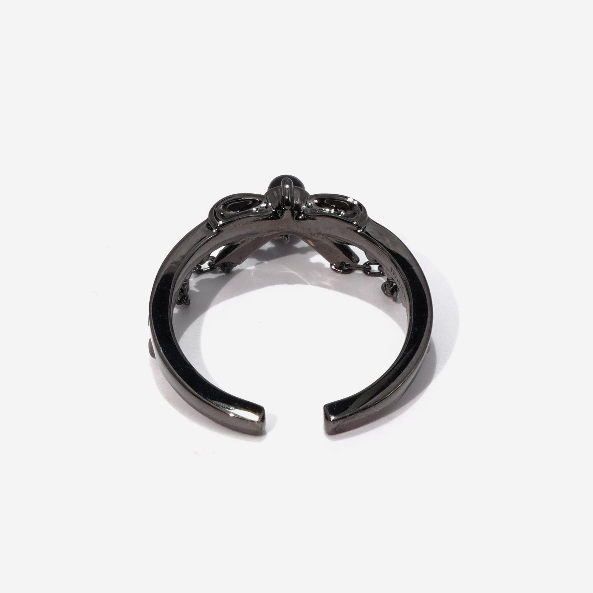 Lolita Blouse Ring / Black × Blue