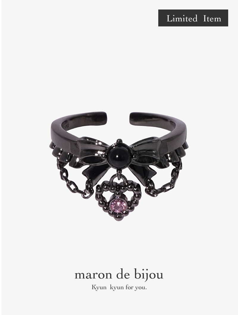 Lolita Blouse Ring / Black × Pink〈Limited Edition〉