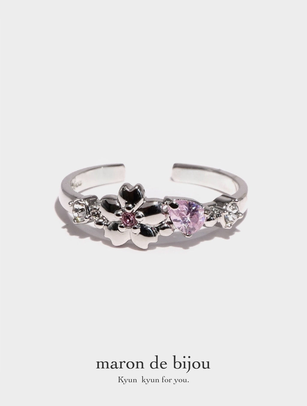 Sakura Bloom Ring / Silver