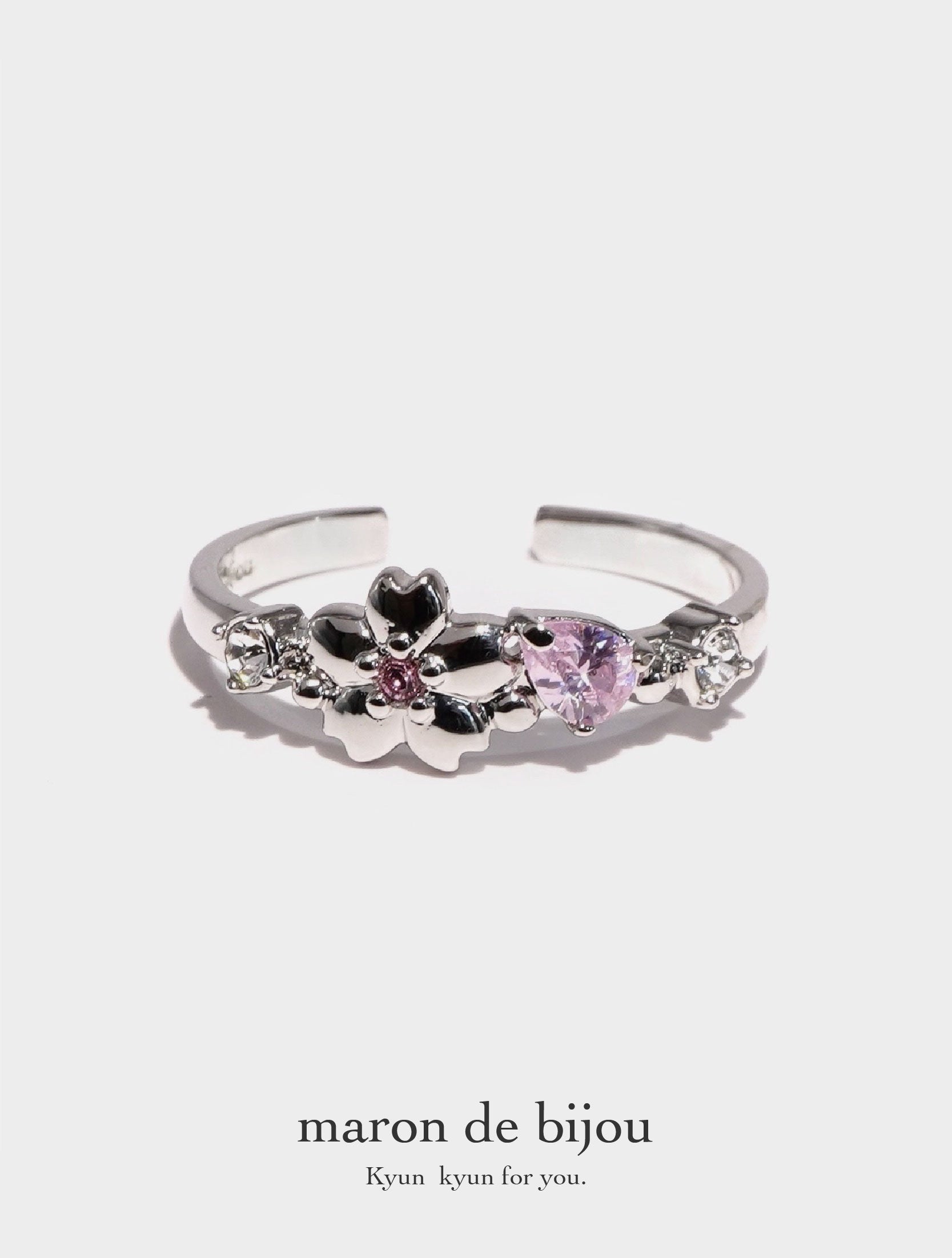 Sakura Bloom Ring / Silver